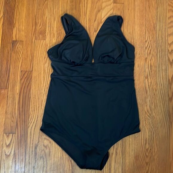 Andie Swim The Mykonos One Piece LT Swimsuit Black Plus size XXXL Tall NWT - Picture 3 of 7